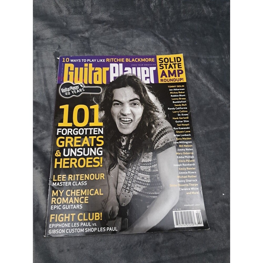Guitar Player Magazine February 2007      101 forgotten greatest &unsung heroes!